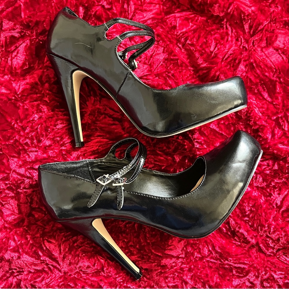Joey Double Strap Platform Stilettos - image 3